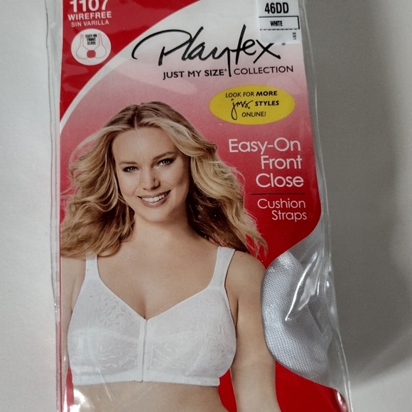 NWT Playtex Easy-On Front Close Bra - 46DD - Picture 3 of 12